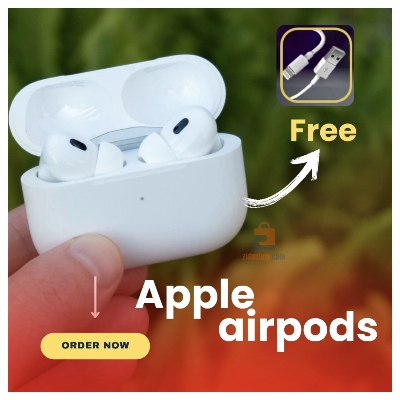 Picture of Airpods Pro Bluetooth Wireless Headphone Earphone Good Sound Quality Clone - White