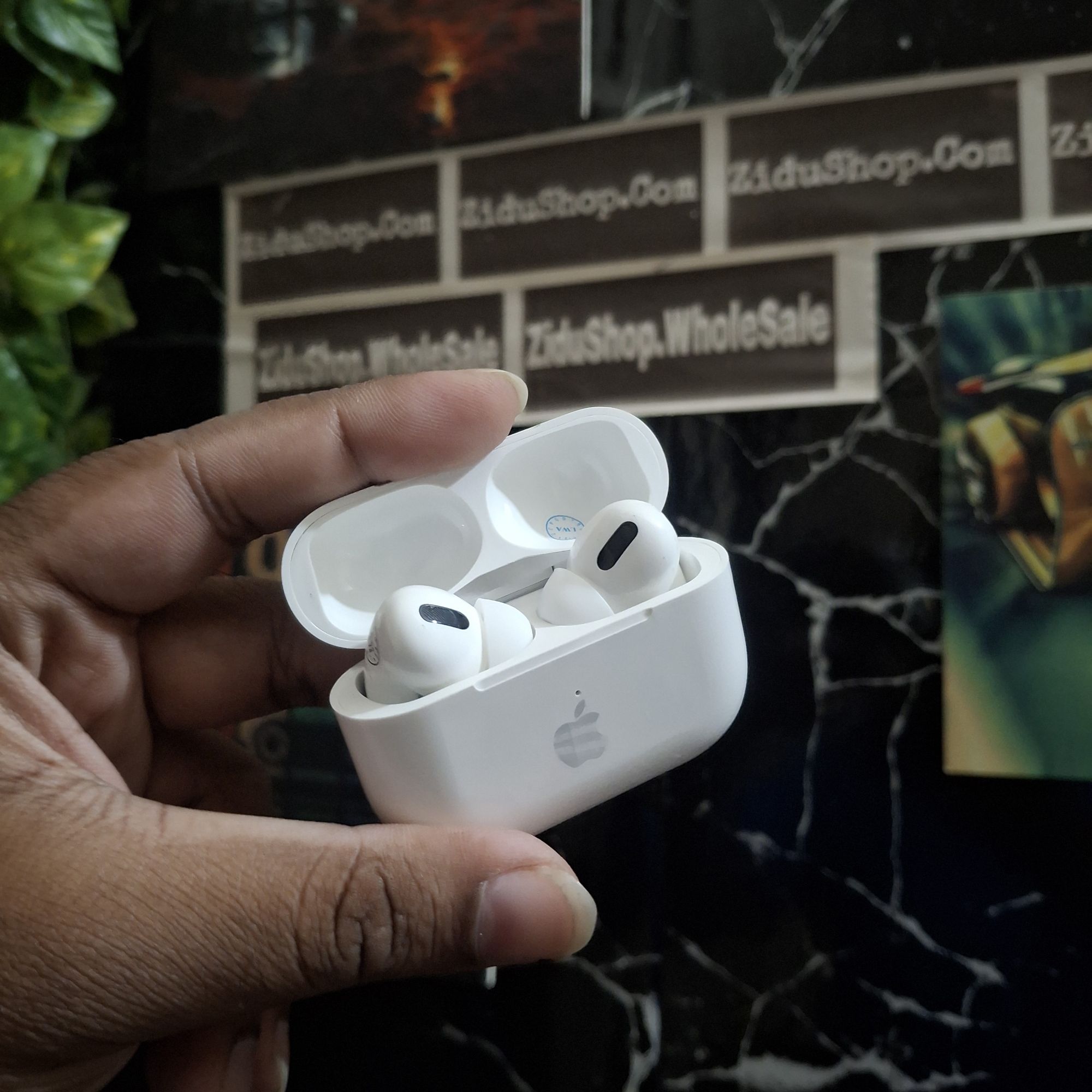 Picture of Airpods Pro Bluetooth Wireless Headphone Earphone Good Sound Quality Clone - White