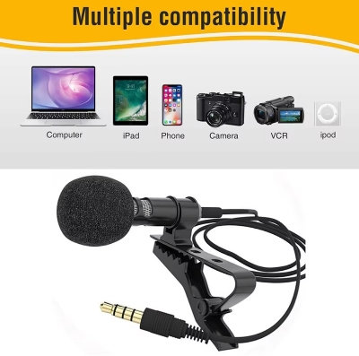 Picture of CandiC U1 Microphone 3.5mm Audio Output Wired Cable