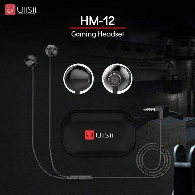 Picture of UiiSii HM12 Original On-Ear Deep Bass Good Treble Earphone - Black - Black