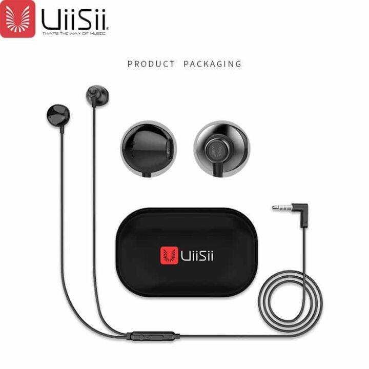 Picture of UiiSii HM12 Original On-Ear Deep Bass Good Treble Earphone - Black - Black