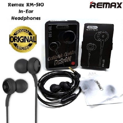 Picture of REMAX RM 510 In-Ear Earphone With Metal box - Black