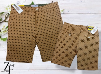 Picture of Two Quater Hulf Pant High Quality Twil Pant - Gold