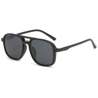 Picture of Sun Glass For Men High Quality & Full Black Sunglass Stylish & Fashionable Mate Black Frame - Black