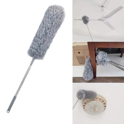 Picture of Adjustable microfiber dusting brush extend streach feather home Duster air conditioner car furniture fan cleaning accessories or cleaning brush minimalistics - Grey