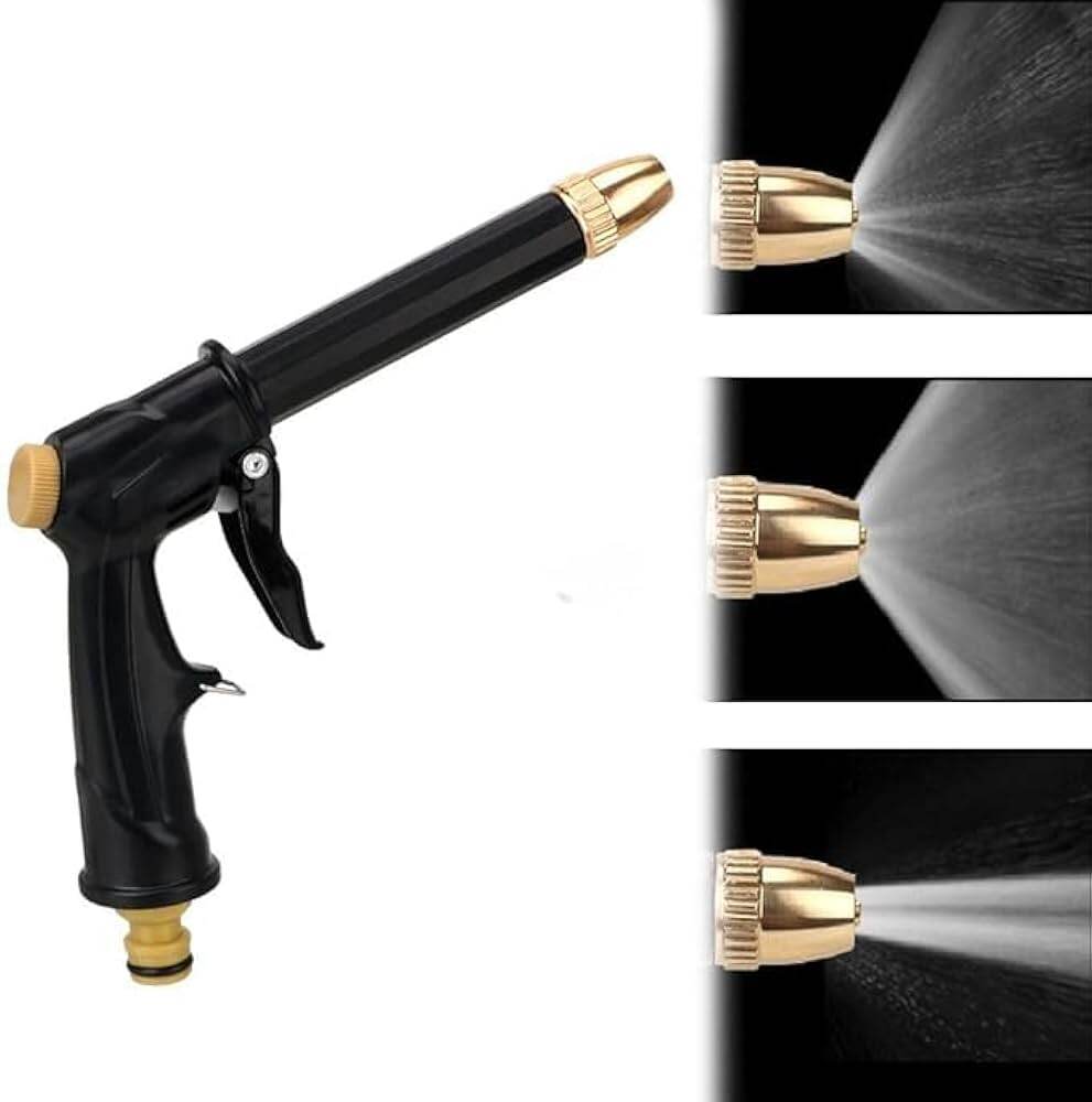 Picture of High Quality And High Pressure Car Washer Sprayer Portable Washing Water Tool Durable Nozzle Handle Sprayers Cleaning Machine - Black