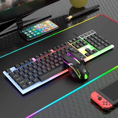 Picture of Gaming RGB Keyboard Mouse Combo Set Wired- White

RGB Wired Keyboard
RGB Wired Mouse

Gaming Combo Set
Full Size keyboard & Mouse
Auto DPI
Made In China
Full High Quality Plastic Body
￼￼￼ - White