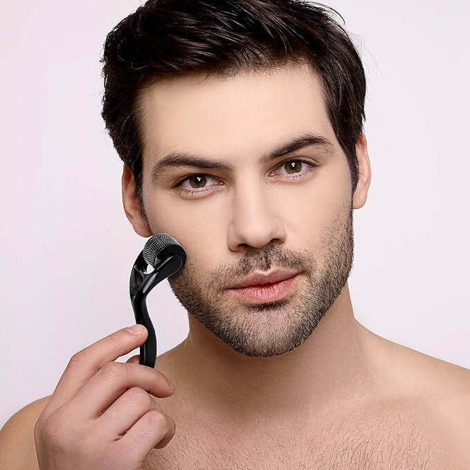 Picture of 1MM Derma Roller Micro Needle for Hair, Beard Growth and Facial Skin Therapy