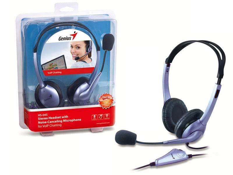 Picture of Genius HS-04S | Stereo Headset with Noise-Cancelling Microphone - Multicolor