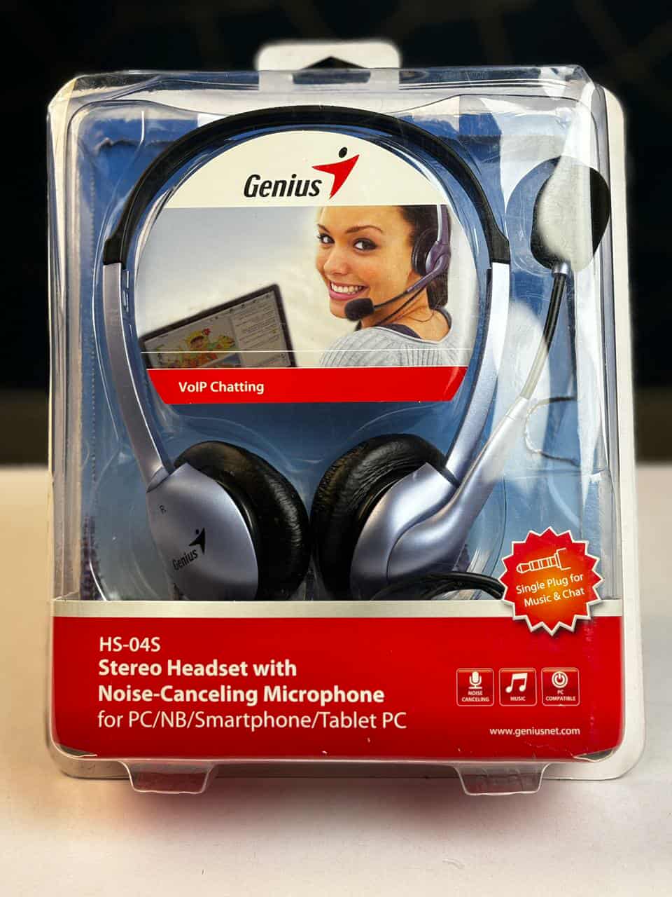 Picture of Genius HS-04S | Stereo Headset with Noise-Cancelling Microphone - Multicolor