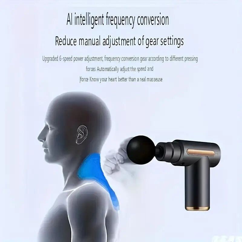 Picture of Body massage gun Electric Vibration Body muscle Fascial Gun - Multicolor