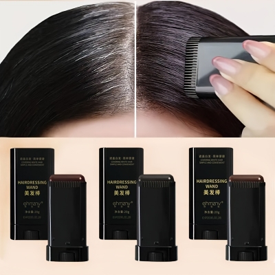 Picture of Waterproof Dry Instant Hair Colour Black For White Hair 20g - Black