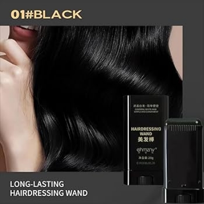 Picture of Waterproof Dry Instant Hair Colour Black For White Hair 20g - Black