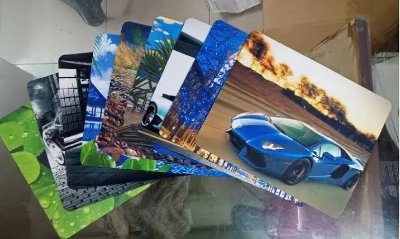 Picture of Mouse Pad with Stitched Edge, Computer Mouse Pad with Non-Slip Rubber Base, Pink Paris Gaming Mouse Pads for Computers Laptop Mouse 7 x 8.6 in Square Mousepad - Multicolor
