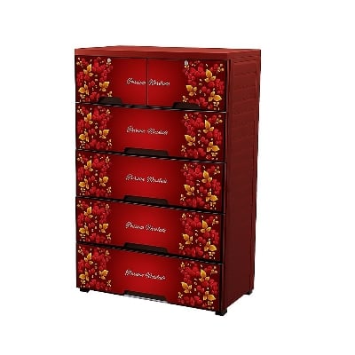 Picture of Platinum Wardrobe Valentine Brown - 5 Drawer