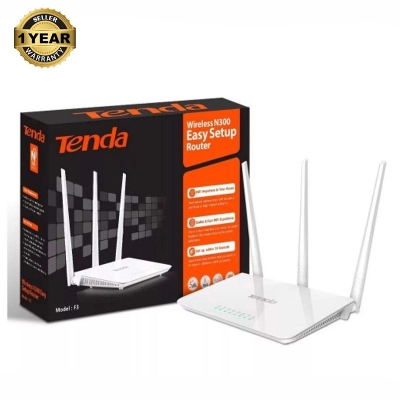 Picture of Tenda F3 300Mbps Wireless WiFi Router - White