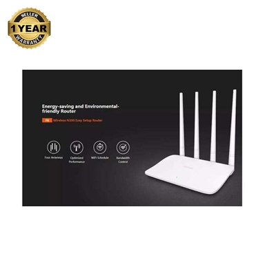 Picture of TENDA WIRELESS F6 300MBPS 4 ANTENNA ROUTER  4.8 - White