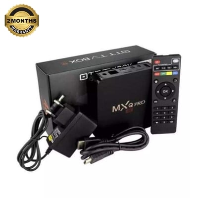 Picture of MXQ 4K Android Smart TV Box - Android TV Box / TV Card Smart TV Box Newest Updated Edition Extra Discount Android TV Card Mini PC Pocket Computer - Black