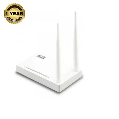 Picture of NETIS WF2419E 300MBPS WIRELESS N ROUTER 2 ANTENNA WITH 5DBI FIXED - White