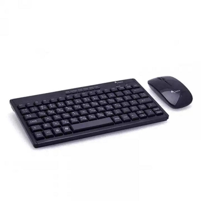 Picture of 2.4GHz Mini Slim Wireless Keyboard & Mouse Combo - Black ( RFCOMBO01) - Bluetooth Speaker - Speaker - Black