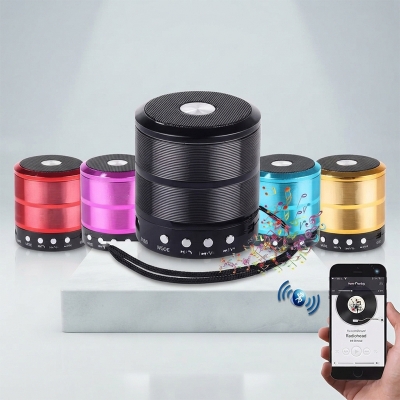 Picture of WS 887 Mini Bluetooth Speaker Portable Wireless Audio Device Compact Sound System for Every Occassion - Multicolor
