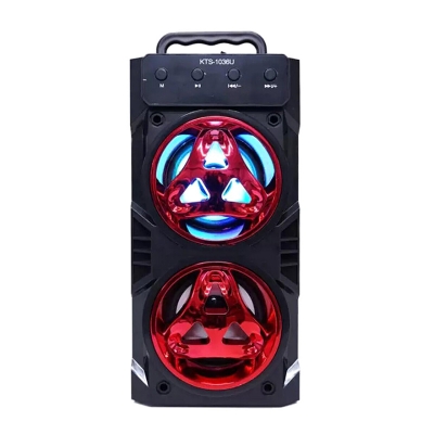 Picture of KTS 1036 Stereo Dual Speaker Wireless Bluetooth Speaker with Microphone - Black