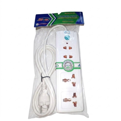 Picture of Hi tech 5 ft cable high quality multiplug - White