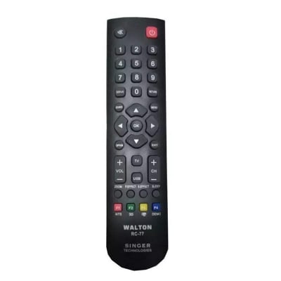 Picture of Walton LED TV Remote Control - Black - Black