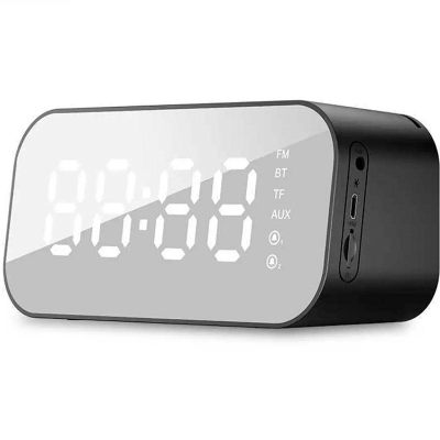 Picture of Mx701/M3 Bluetooth Speaker & Alarm Clock with glass display screen - Multicolor