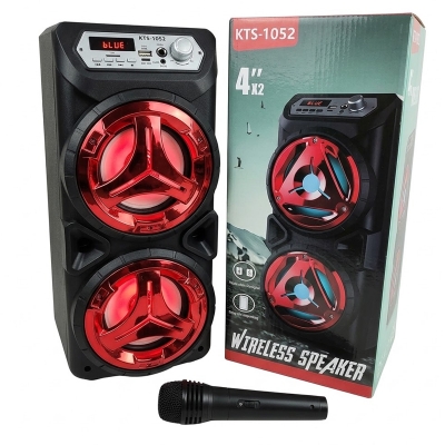 Picture of Karaoke Wireless Bluetooth Remote Control Speaker Function KTS-1052 - Multicolor