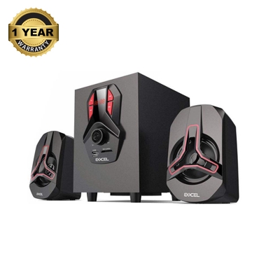 Picture of Excel E-L352BT 2.1 Multimedia HIGH QUALITY BASS SPEKAR - BLACK
