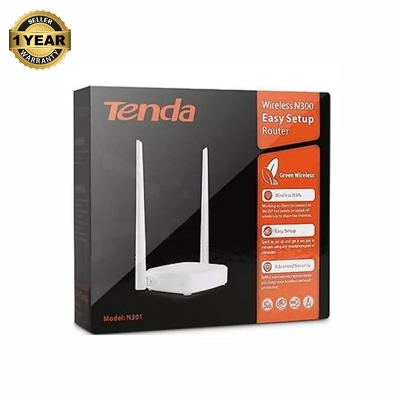 Picture of Tenda N301 Global Version 300 Mbps WiFi Router, 2 Anteena