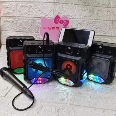 Picture of KTS-1171 Karaoke Portable Wireless Bluetooth Speaker - Multicolor