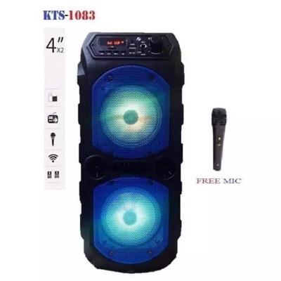 Picture of Portable Wireless Bluetooth Speaker with Remote Microphon KTS-1083 - Multicolor