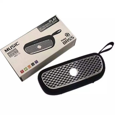 Picture of Mega Bass Car Grill Design Portable MINI Wireless Bluetooth Speaker - Black
