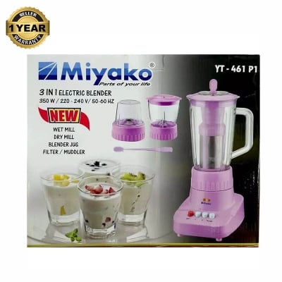Picture of Miyako 3 IN 1 Electric Blender YT-461 P1 - Pink