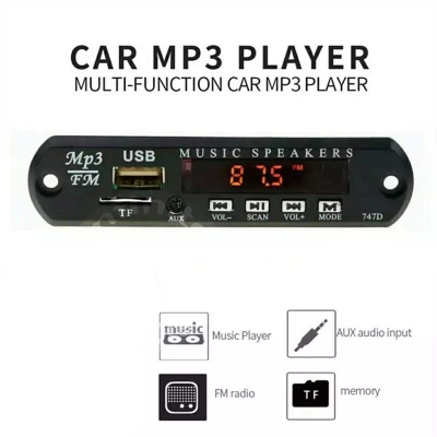 Picture of MP3 Player USB Power Supply AUX 3.5MM MP3 Module Decoder Board WMA FM TF Radio Audio With Remote Music Speaker 5V  4 - multicolor
