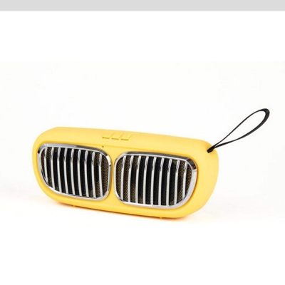Picture of Mega Bass Car Grill Design Portable MINI Wireless Bluetooth Speaker - Multicolor