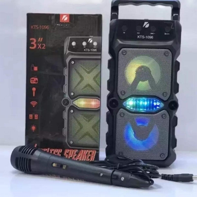 Picture of KTS-1096 Portable Wireless Blutooth Karaoke Speaker - Multicolor