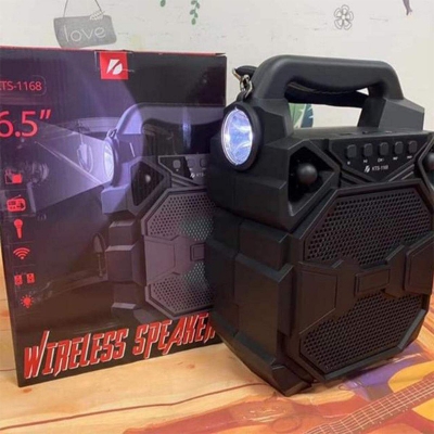Picture of KTS 1168 Karaoke Bluetooth Speaker with Mic and Flashlight - Black