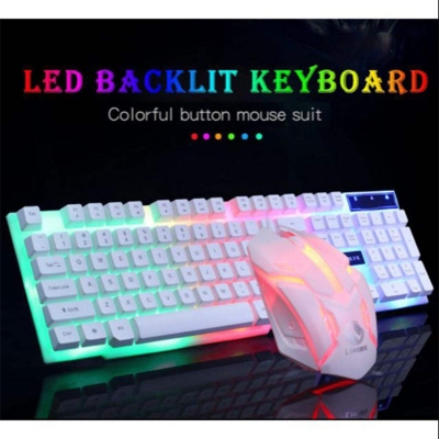 Picture of Gaming Keyboard and Mouse Set for PC Laptop - Multicolor
