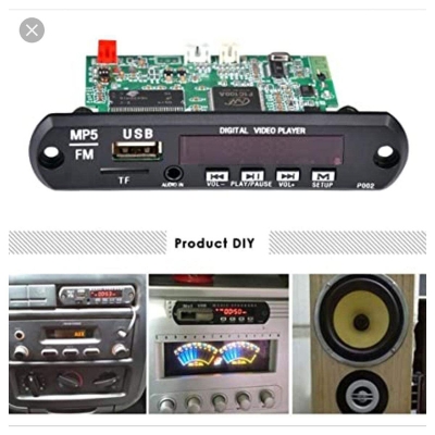 Picture of MP5 Bluetooth Audio Video Kit with Fm USB Card Remote - Black