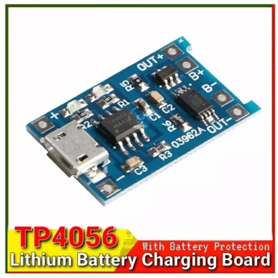 Picture of TP4056 Lithium Battery Charging Board 5V - Multicolor