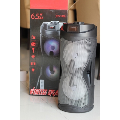 Picture of KTS-1086 PROTABLE BLUETOOTH DUAL SPEAKER EXTRA BASS - Multicolor