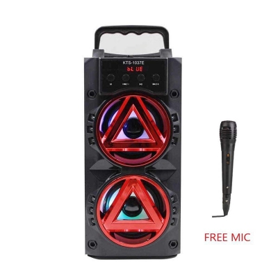 Picture of KTS-1037 Karaoke Bluetooth Speaker With Microphone - Multicolor