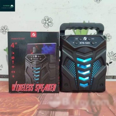 Picture of KTS-1223 4" WIRELESS BLUETOOTH SPEAKER BIG SOUND - Multicolor