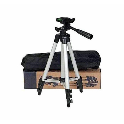 Picture of 3120 Aluminum Alloy Tripod For Camera And Mobile Stand -Black - Multicolor