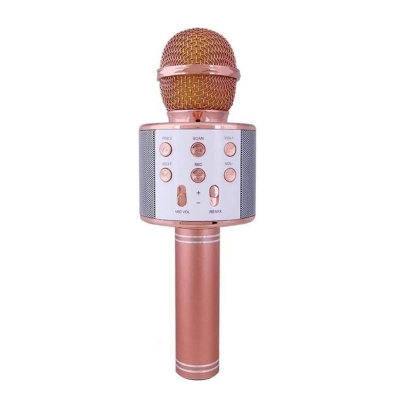 Picture of Wireless Bluetooth Karaoke Microphone Speaker WS858 Portable Handheld - Multicolor