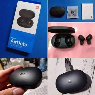 Picture of AirDots Ture Wireless Headset Bluetooth 5.0 TWS Earbuds Mini In-ear Headphones with Charging Box - Black - Multicolor