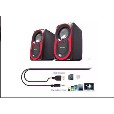Picture of Desktop Laptop Notebook Tablet Smartphone’s PC Speaker HN-88 Portable 2.0 Speaker System - Multicolor